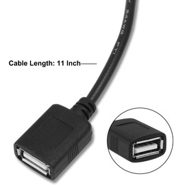 DIANN Direct Current Converter 12V to 5V 3A 15W Buck Converter Module USB Female DC Power Adapter Converter DC to DC Regulator Car Power Converter