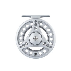 Fly Fishing Reel-85mm Fly Reel-Fishing Reel-Fly Fishing Reel Left/Right Hand-Fly Reel-Fly Fishing Reel for Men, Fishing Liker Gift-Silver