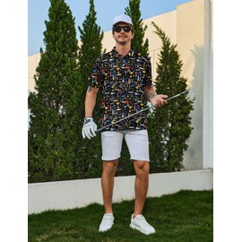 MSCPZH Mechanic Golf Shirts for Men Mechanic Work Golf Polo Mechanic Dad Shirt Funny Mechanic Shirt Polo Shirt