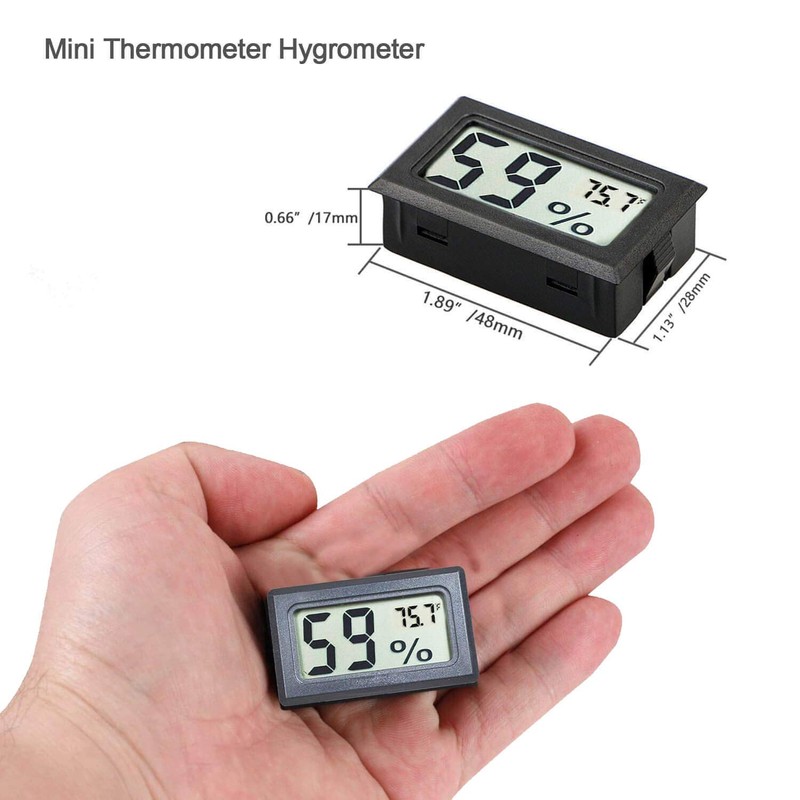 Goabroa Mini Hygrometer Thermometer Digital Indoor Humidity Gauge Monitor with