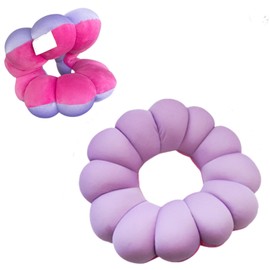 Qiix Nursing Care Cushion, Bedsores Prevention Cushion, Body Pressure Dispersion to Prevent Bedsores, Nursing, Pressure Sores, Prevention, Cushion, Anti-Bedsores, Low Rising, Donut-Shaped, Bedridden,