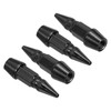 PATIKIL 4 Pcs 45mm Spiked Shape Tire Valve Stem Caps
