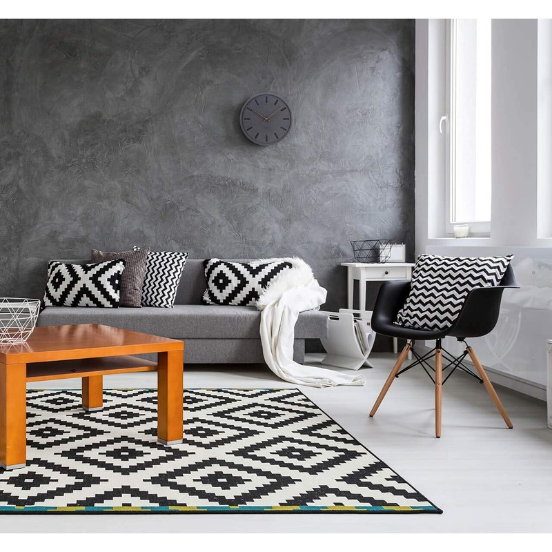 ONZENO Design Wall Clock 'The Swift' without Ticking Noises