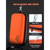 Large Double Eyeglasses Case, Shockproof Hard EVA Shell Dual Sunglasses