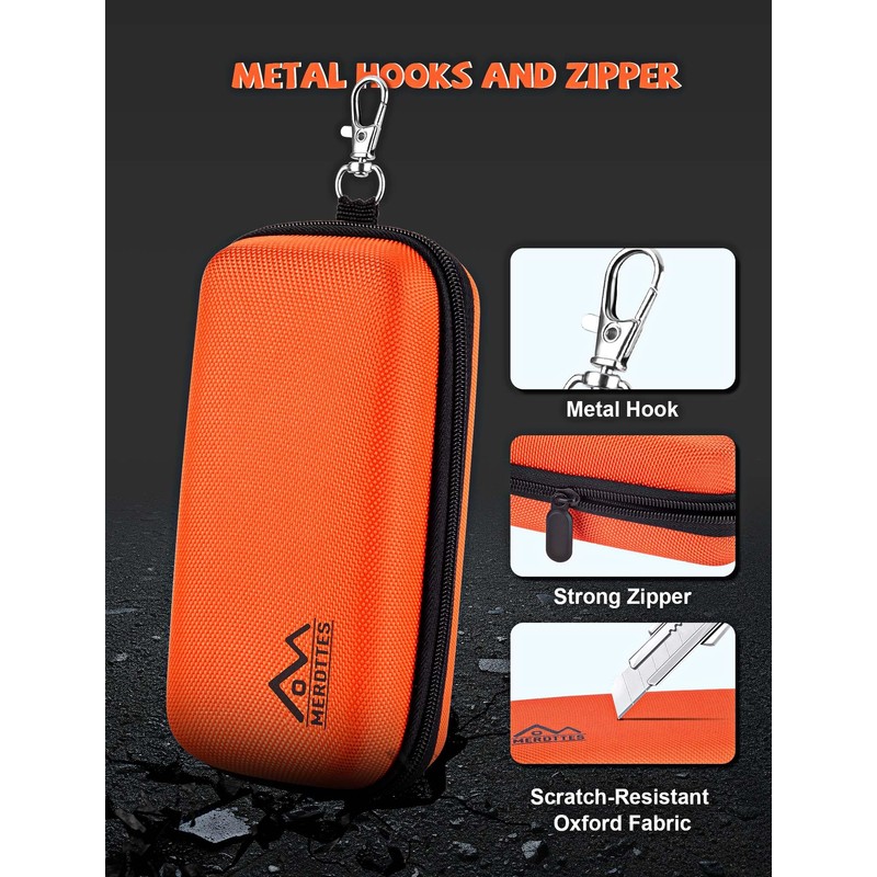 Large Double Eyeglasses Case, Shockproof Hard EVA Shell Dual Sunglasses