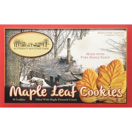 Butternut Mountain Farm Maple Leaf Cookies (Pack 2)
