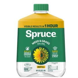 Spruce Snap & Spray Weed & Grass Killer 64oz Refill, Results in 1 Hour Free Ship