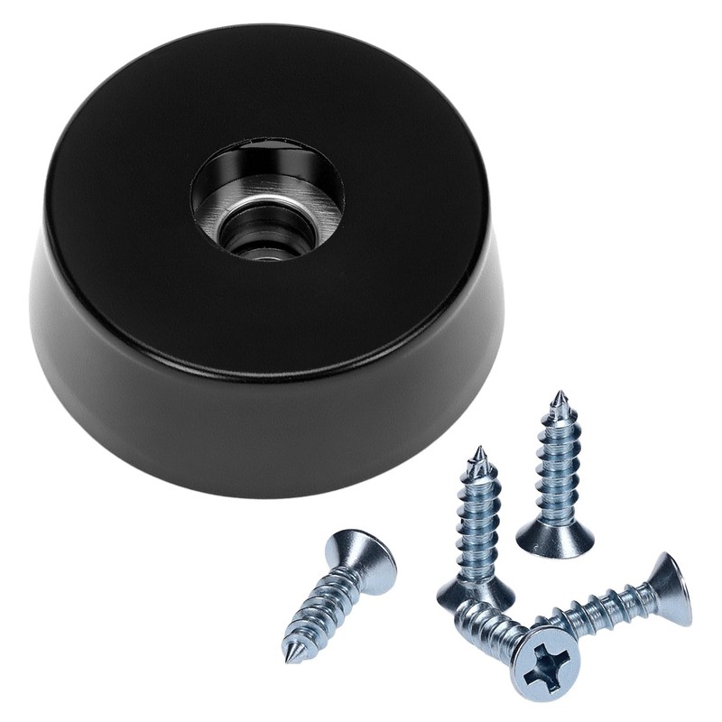 QWORK® 20-Pack 1-Inch Rubber Feet with Stainless Washers and Screws