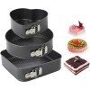 3 Moldes Pastel Anti Adherente Reposteria Hornear Pan Cocina