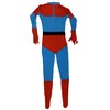 My Party Shirt Captain Planet Blue and Red Adult Costume-Adult