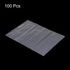 PATIKIL 100 Pcs Clear Flat Open Plastic Poly Bags 10x15