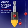 Impresa Drill Brush Attachment Set - Pack of 10, 5