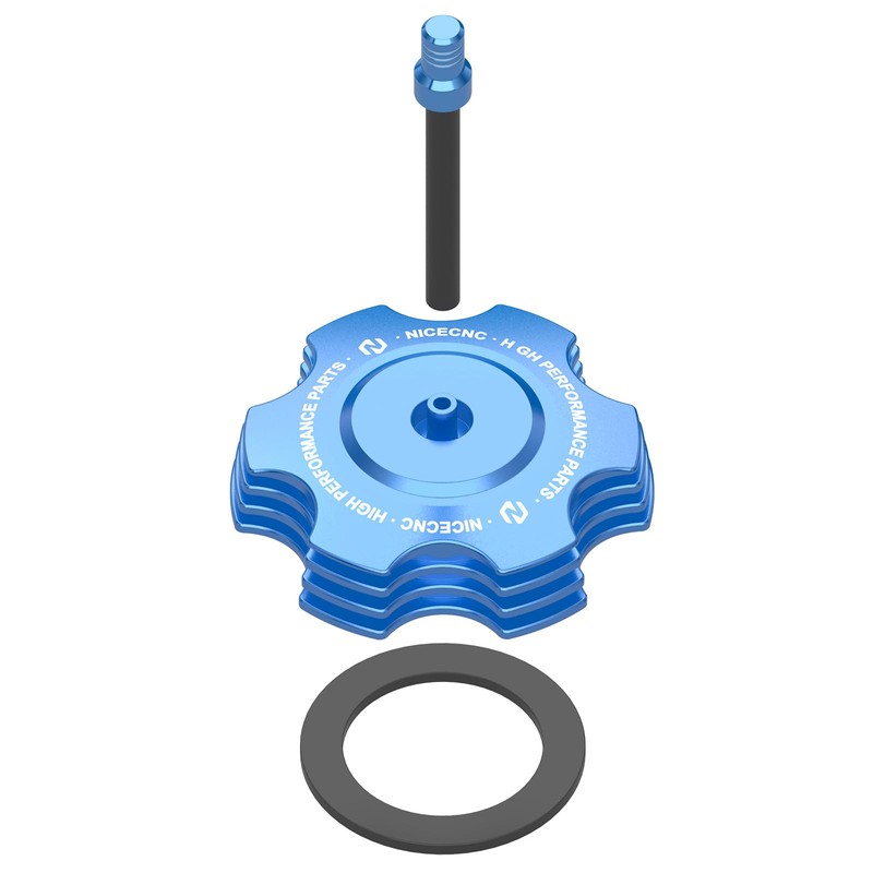 NICECNC Aluminum Fuel Tank Cap with Tube Compatible with Yamaha