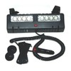 Amber and White Ex-04 LED Dual Visor Strobe