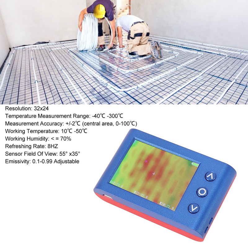 Infrared Thermal Imager Portable Infrared Imaging Device Visual Temperature Tester