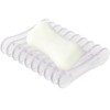 Plastic Soap Bar Holder, Qtopun Self Draining Soap Tray Transparent
