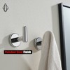 JQK Chrome Bathroom Towel Hook, 304 Stainless Steel Coat Robe