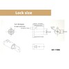 Goodheng Locks Vending Machine Lock,7 Pins Cylinder Lock with Tubular