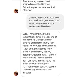 Beautifully Bamboo Provitamin Silica Conditioning Extract -4oz