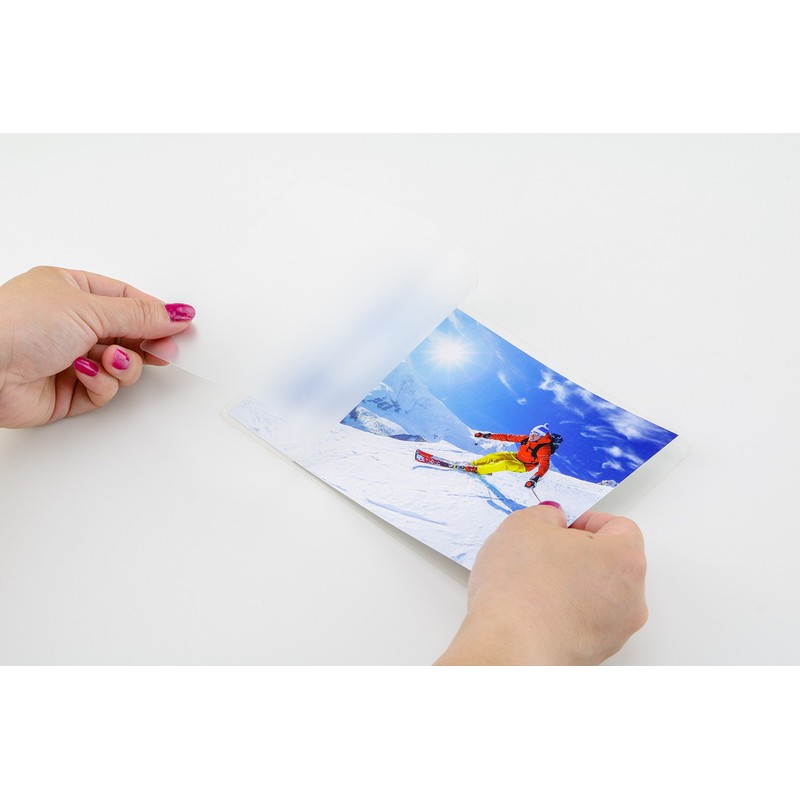 Peach Laminating Pouches, 125MIC – Pack of 25