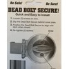 Arc Link Products Dead Bolt Secure, Brass