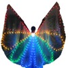 W WINTMING Women Christmas Costume LED Belly Dance Isis Wings