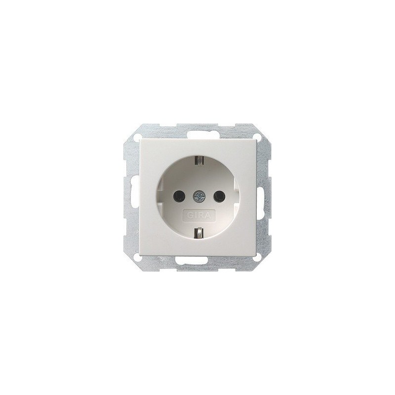 Complete Set GIRA Standard 55 Frame, Single – Pure White,