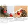 Broco Chicken Water Dispenser, 10pcs Plastic, Innovative Waterer for Poultry,