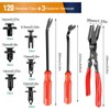 ANBOO 3 Pieces Car Trim Removal Tool with 120 Rivets