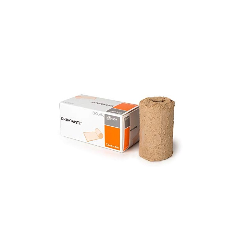 ICHTHOPASTE Bandage 7.5CMX6M, 3 Packs. (3)