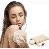 NT-ling 1 Pack Soap Dishes &1PCS Soap Bags, Wooden Soap