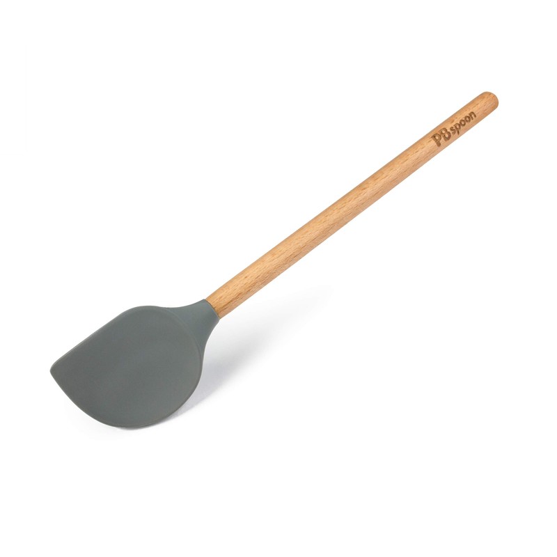 Peanut Butter Spoon - PBspoon Jar Cleaning Spatula with Wooden