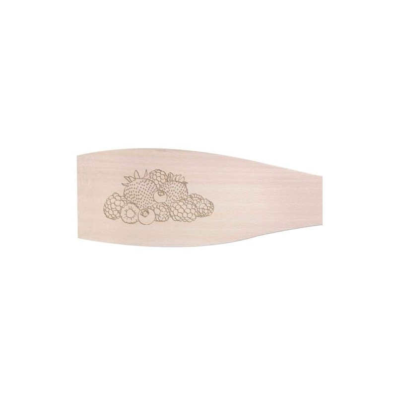 Large 'Mixed Summer Berries' Wooden Cooking Spatula (SA00025292)