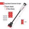 Bates- Long Reach Extension Scraper, 11-Inch, Razor Scraper with Extra