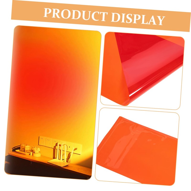 IWOWHERO Photographic Film Sheets Light Gels for Lighting Film Sheet
