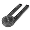 STAHLWERK Protractor 360° Aluminium Mitre Protractor | Angle Measuring Device
