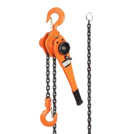 Ratcheting Lever Block Chain Hoist Chain Come Along Puller Pulley (3T 1.5M)