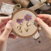 6Pcs 3 Inch Small Embroidery Hoops, - Premium Oval Rubber