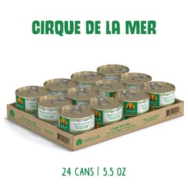 Weruva Classic Dog Food, Cirque de la Mer with Tuna & Veggies in Gravy, 5.5oz Can (Pack of 24)