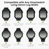 Garmin 010-13105-01 Band, 22mm, Mist Gray Silicone