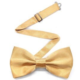 Medsuo Adjustable Bowtie, Men BowtiePre-Tied Bow Tie for Parties (Champagne)