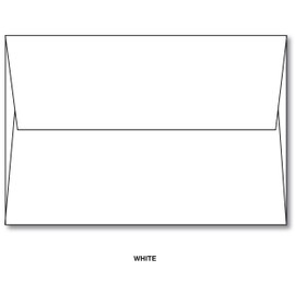 Customize Your A7 Greeting Card Envelopes. Envelopes Size: 7.25" x 5.25" - Square Flap - 50 Envelopes Per Pack.