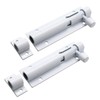 LC LICTOP White Aluminum Alloy Slide Bolt Latch Door Barrel