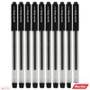 rorito 10 x 0.6mm Tip Fasty BLACK Fine Smooth Writing