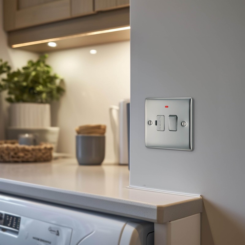 BG Electrical Switched Fused Connection Unit with LED Power Indicator,