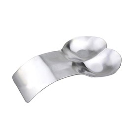 Reposa Cucharas Doble Acero Inoxidable Base Gruesa Cucharas Sopa Espátulas Bandeja Cubiertos Hogar