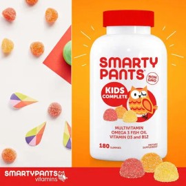 Smart Pants Gomitas Multivitamínicas para Niños 180 Unidades Sabor Frutas Sin Gluten