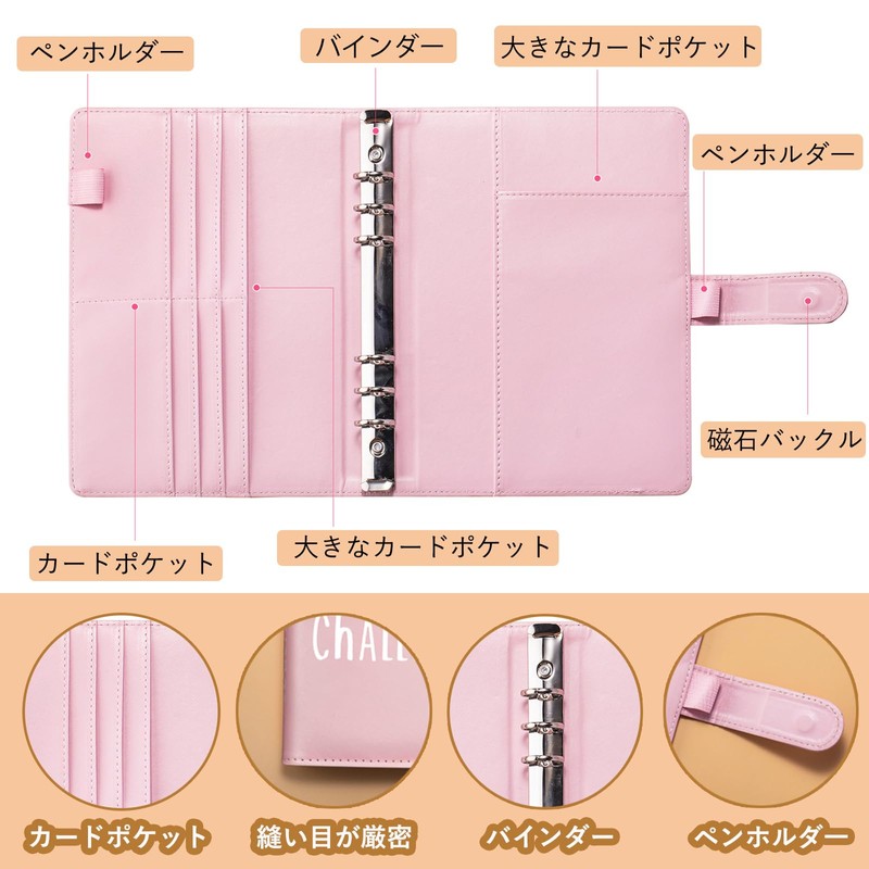 DY.2ten Saving Binder A5 100 Days Money Saving Challenge 6