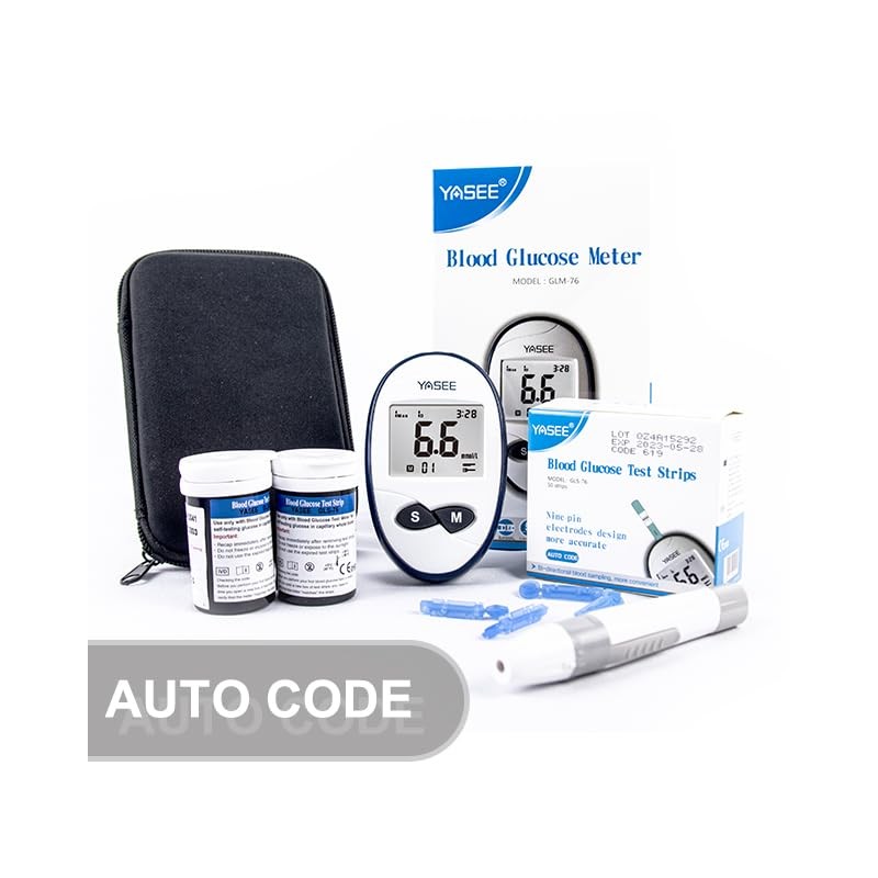 Blood Glucose Monitor for Home Use, Tests Sugar Levels with