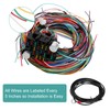 Universal Extra Long Wires 21 Circuit Wiring Harness Hotrod Kit